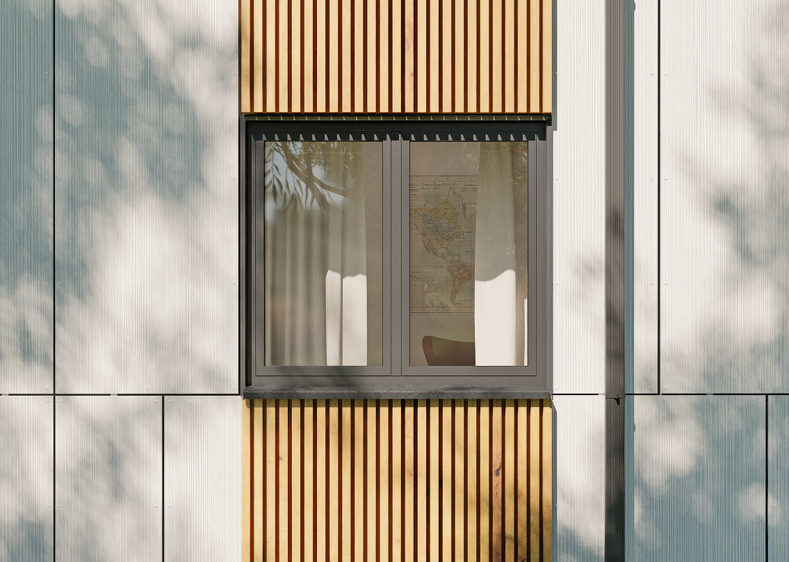 Окно с повышенной термоизоляцией W77 W (для регионов с холодным климатом) 